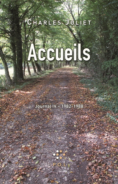 Journal. Vol. 4. Accueils : 1982-1988