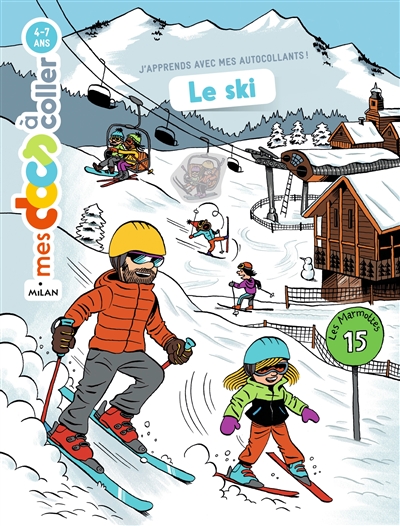 Le ski : j’apprends avec mes autocollants