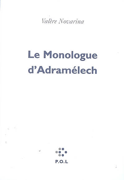 Le monologue d’Adramélech