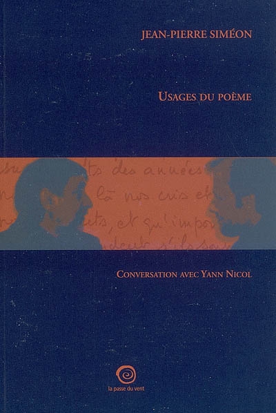Usages du poème : conversation avec Yann Nicol