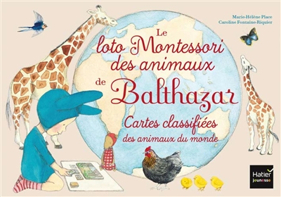 Le loto Montessori des animaux de Balthazar et de Pépin aussi : cartes classifiées de la maison et du jardin