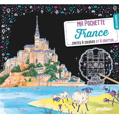 Ma pochette France : cartes à colorier et à gratter