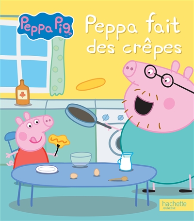 Peppa fait des crêpes