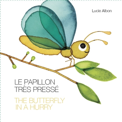 Le papillon très pressé. The butterfly in a hurry